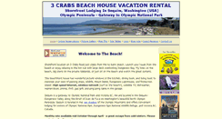 Desktop Screenshot of 3crabsbeach.com